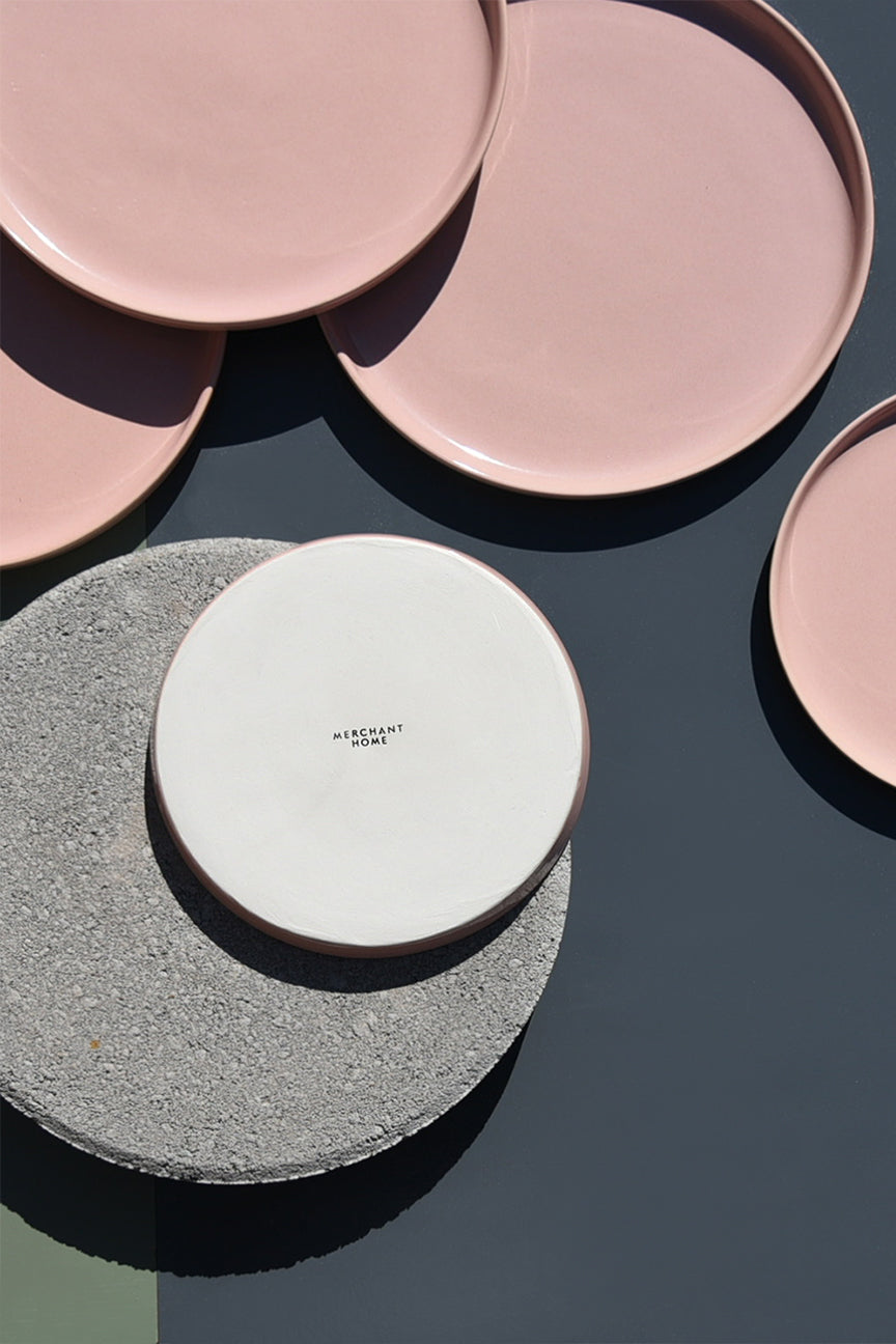 Large Straight Edge Plate in Gloss